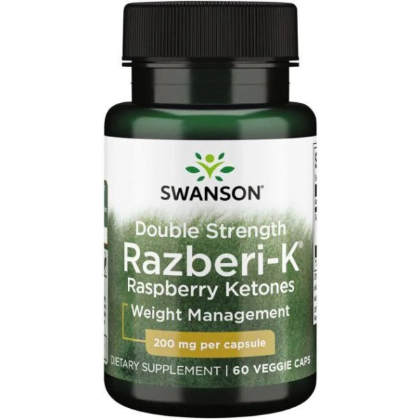 Swanson Double Force Razberik 200mg 60 Vcaps