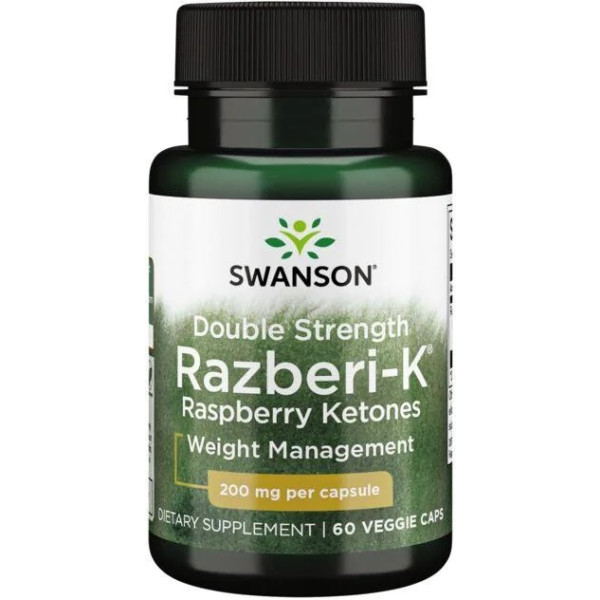 Swanson Double Strength Razberik 200 mg 60 Vcaps