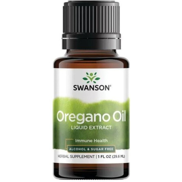 Extrait liquide d'huile d'origan Swanson 29 ml.