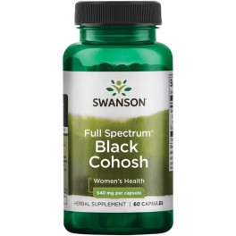 Swanson Full Spectrum Black Cohosh 540 mg 60 cápsulas