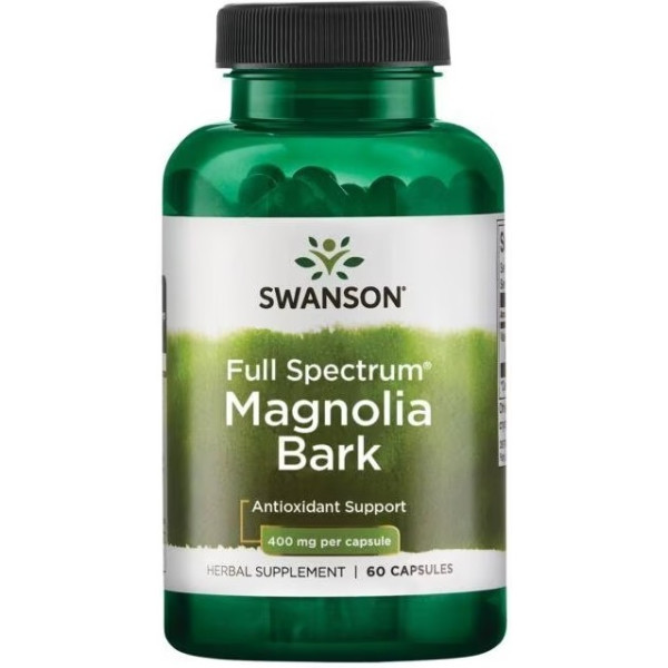Swanson Full Spectrum Magnolia Schors 400mg 60 Caps