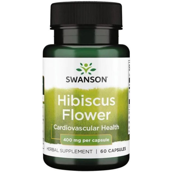 Swanson Hibiscusbloem 400 mg 60 capsules