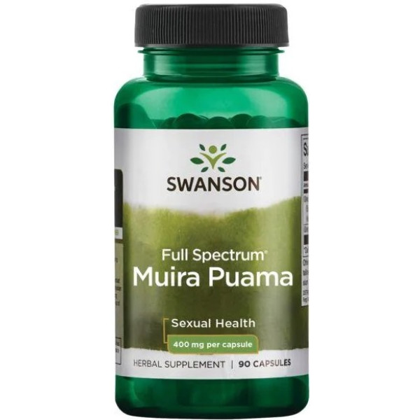 Swanson Vollspektrum Muira Puama 400 mg 90 Kapseln