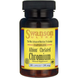 Swanson Albion Chelated Chromium 200mcg 180 Caps