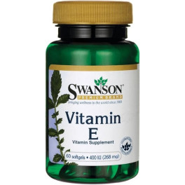 Swanson Vitamina E 400 Iu 60 Softgels