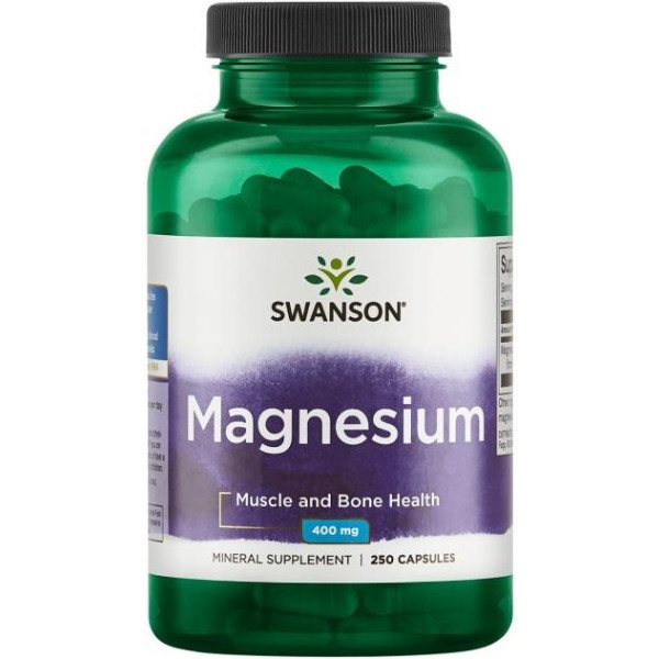 Swanson Magnésium 200mg 250 Gélules