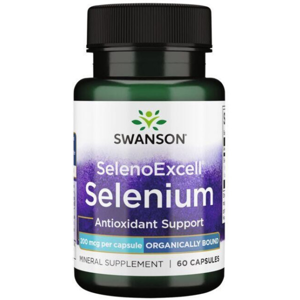 Swanson Selenoexcell Sélénium 200mcg 60 Caps