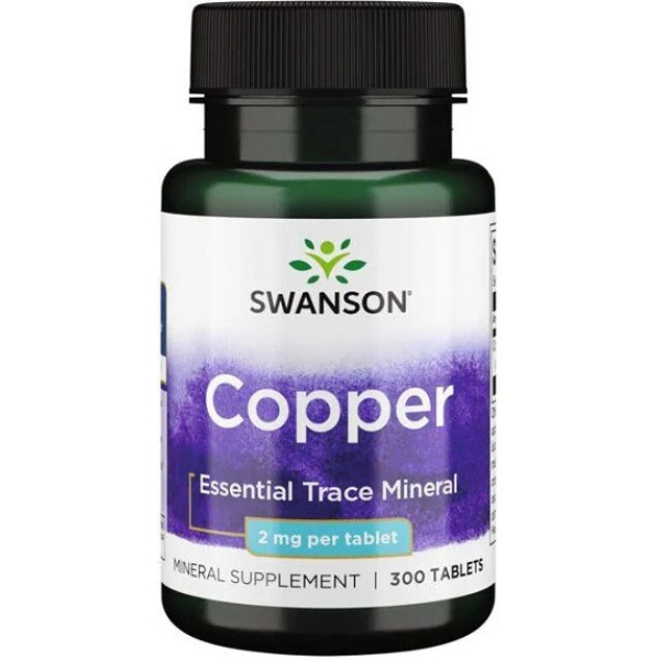 Swanson Kupfer 2 mg 300 Tabletten