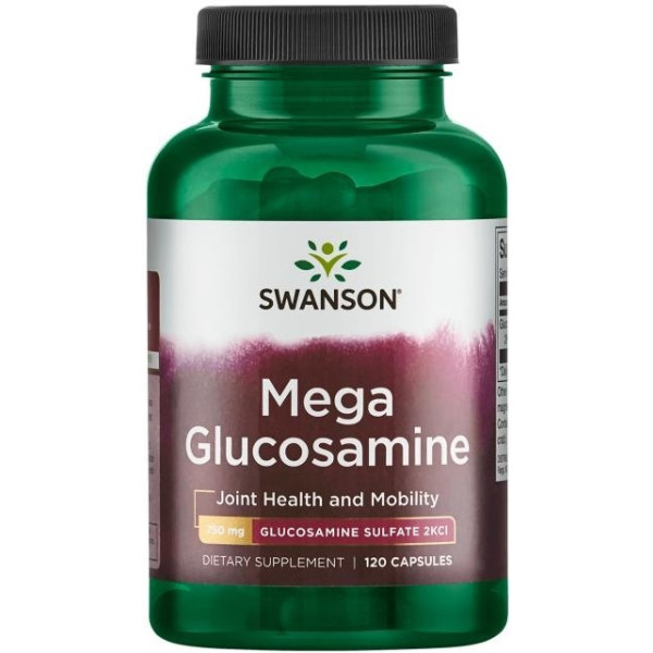 Swanson Mega Glucosamine 750 mg 120 Caps