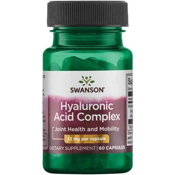 Complesso di acido ialuronico Swanson 33 mg 60 capsule
