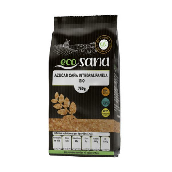 Ecosana Sugar Cane Integral Panela Bio 750 Gr