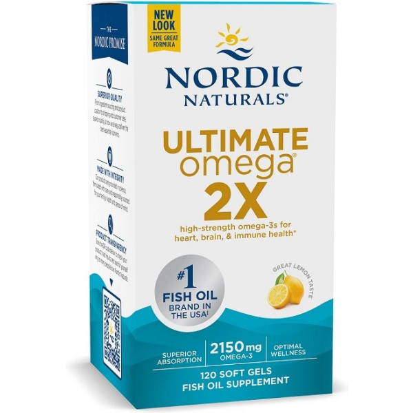 Nordic Naturals Ultieme Omega 2x 2150 Mg 120 Softgels