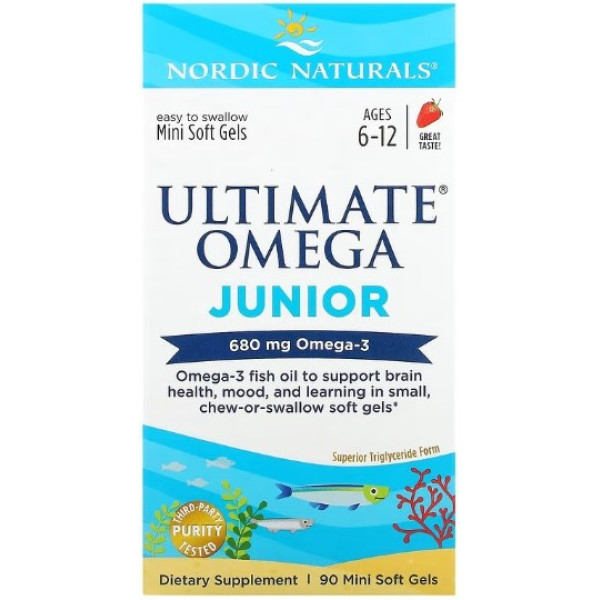 Nordic Naturals Ultimate Omega Junior 680 Mg 90 Softgels