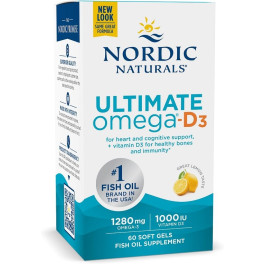 Nordic Naturals Ultimate Omegad3 1280 mg 60 cápsulas moles