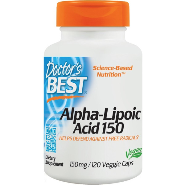 Doctors Best Alpha Lipoic Acid 150 Mg 120 Vcaps