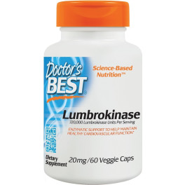 Doctors Best Lumbrokinase 20 Mg 60 Vcaps