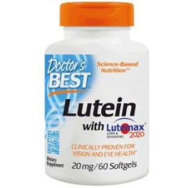 Doctors Best Lutein With Lutemax 20 Mg 60 Softgels