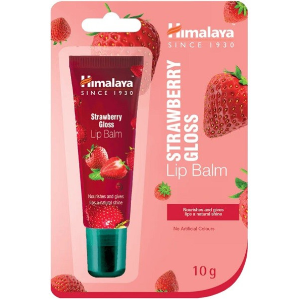 Bálsamo labial Himalaya Strawberry Gloss 10g