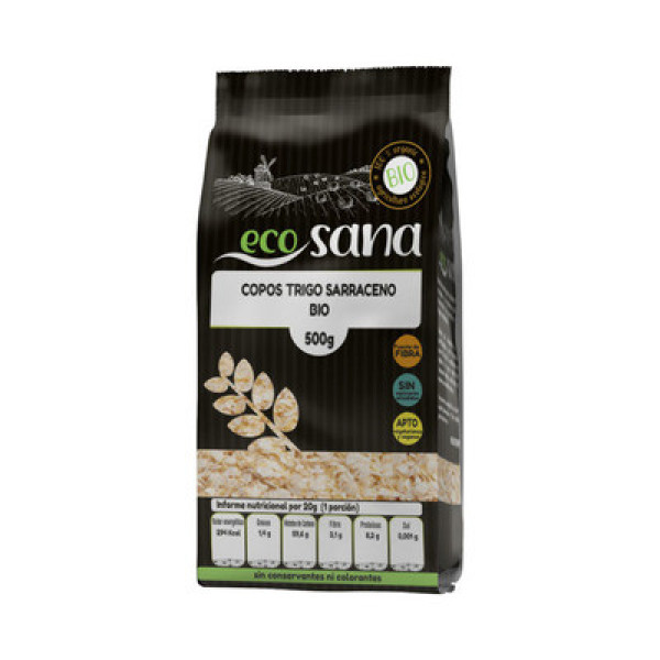 Flocos de Trigo Sarraceno Orgânicos Ecosana 500 gr