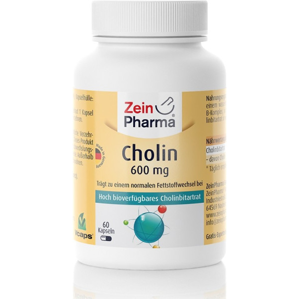 Zein Pharma Cholin 600 mg 60 Kapseln