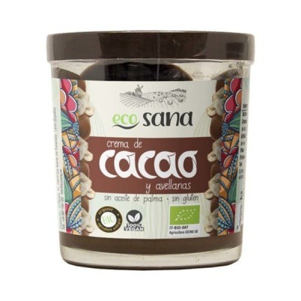 Ecosana Biologische Hazelnoot Cacao Crème 200 Gr