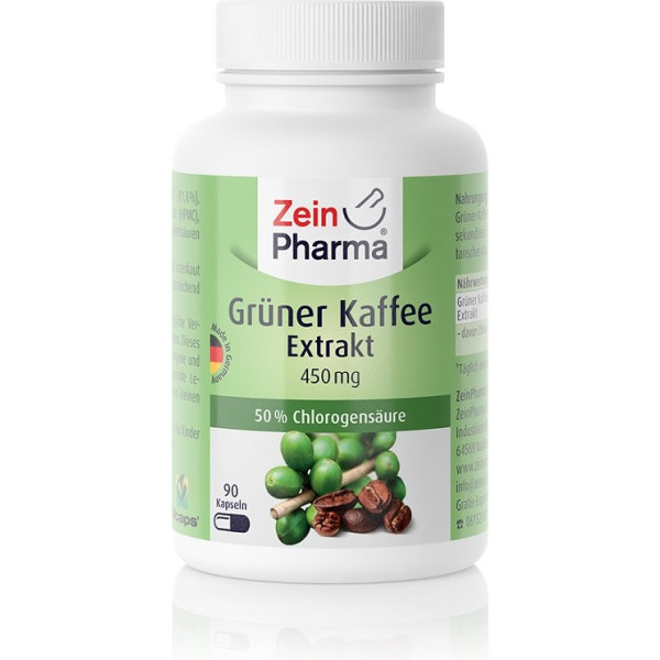 Zein Pharma Extrait de Café Vert 450 Mg 90 Caps