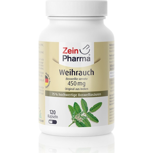 Zein Pharma Weihrauch 450 mg 120 Kapseln