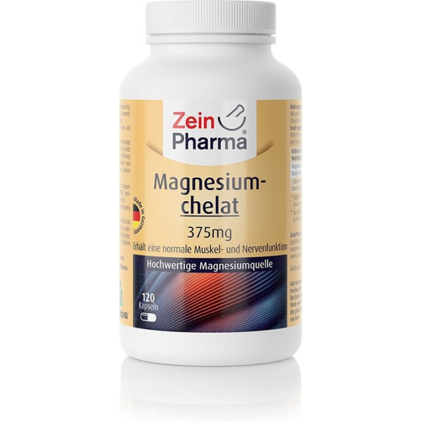 Zein Pharma Magnesiumchelaat 375 mg 120 caps