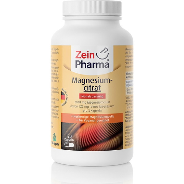 Zein Pharma Magnesiumcitraat 680 mg 120 capsules