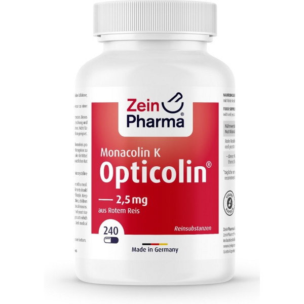 Zein Pharma Monacolin K Opticolin - 240 Vcaps