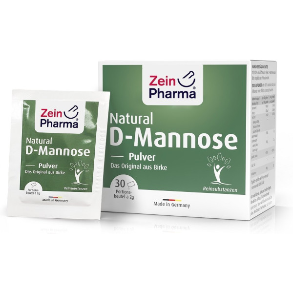 Zein Pharma Natürliches D-Mannose-Pulver – 30 Beutel