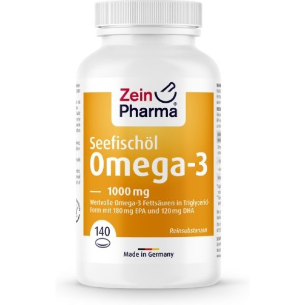 Zein Pharma Omega-3 1000 mg 140 cápsulas