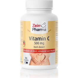 Zein Pharma Vitamin C gepuffert 500 mg 90 Kapseln