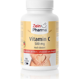 Zein Pharma Vitamine C Gebufferd 500 Mg 90 Caps