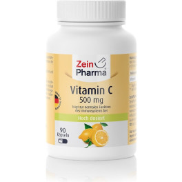 Zein Pharma vitamina C 500 mg 90 cápsulas