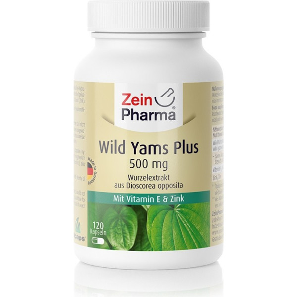 Zein Pharma Wild Yams Plus 500 Mg 120 Caps