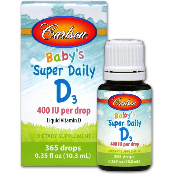 Carlson Labs Baby's Super Daily D3 400 IE 10 ml