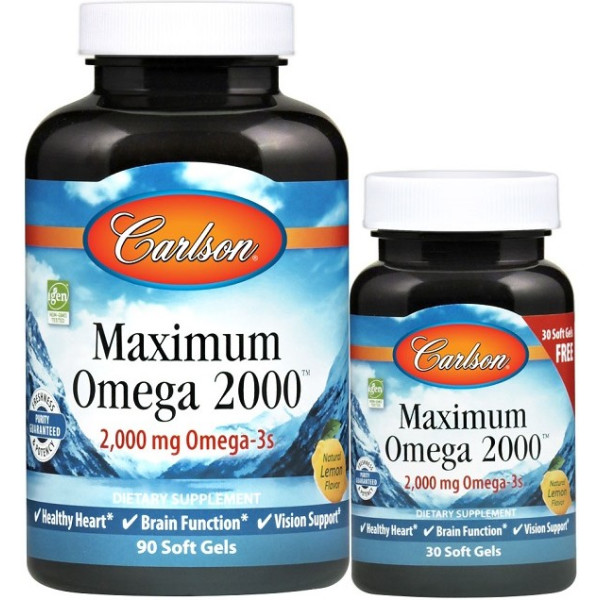 Carlson Labs Maximum Omega 2000 90 + 30 Kapseln