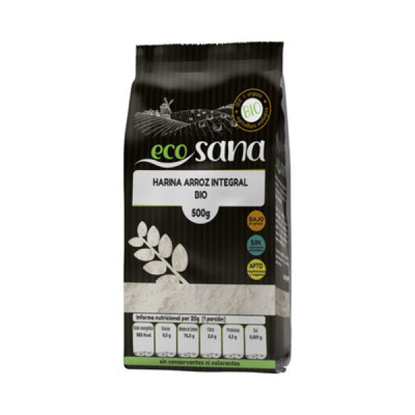 Ecosana Farine de Riz Complet Bio 500 Gr