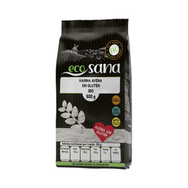 Ecosana Oat Flour Gluten Free Bio 500 Gr