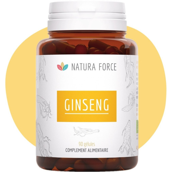 Natura Force Ginseng Rojo Coreano Ecológico - 90 Cápsulas