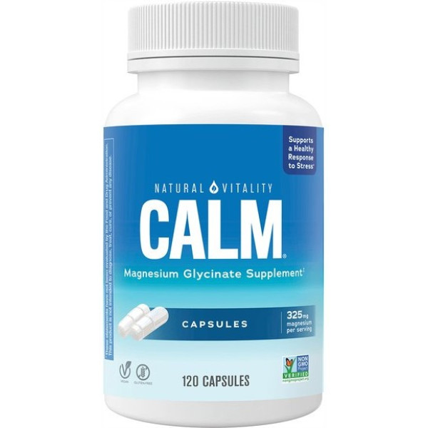 Natural Vitality Calm Magnesium Glycinate 120 Caps