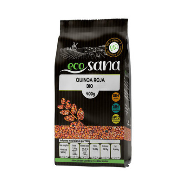 Ecosana Rode Quinoa Bio 400 Gr