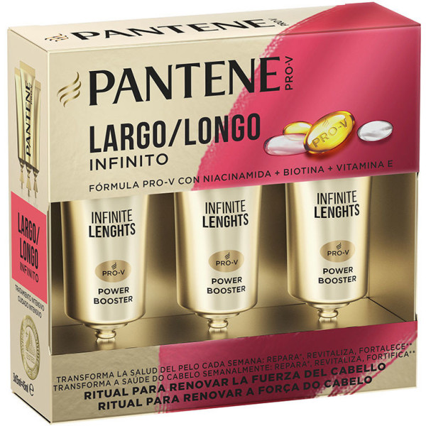 Pantene Largo Infinito Ampullen 3 X 15 Ml Vrouw