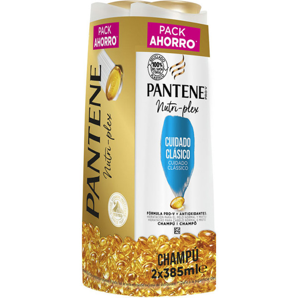 Lote de xampu Pantene Classic Care 2 x 385 ml unissex