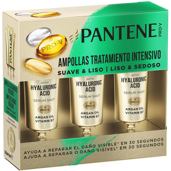 Pantene Soft & Smooth Ampoules 3 X 15 Ml Femme