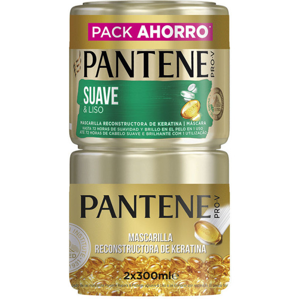 Maschera Pantene Suave Y Liso Lotto 2 X 300 Ml Unisex