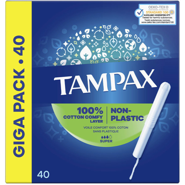 Tampax Super Tampon 40 Unidades Unissex