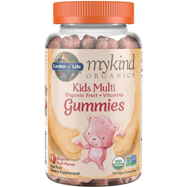 Garden Of Life Mykind Organics Kids Multi Gummies Organic 120 Vegan Gummy Bears