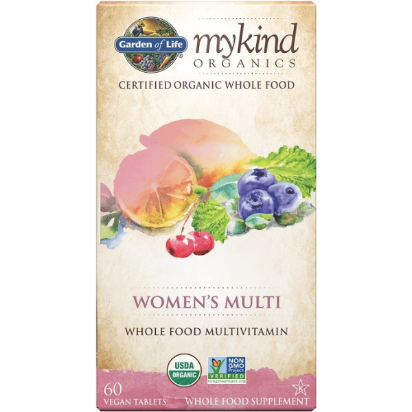 Garden Of Life Mykind Organics Multi 60 comprimés végétaliens pour femmes